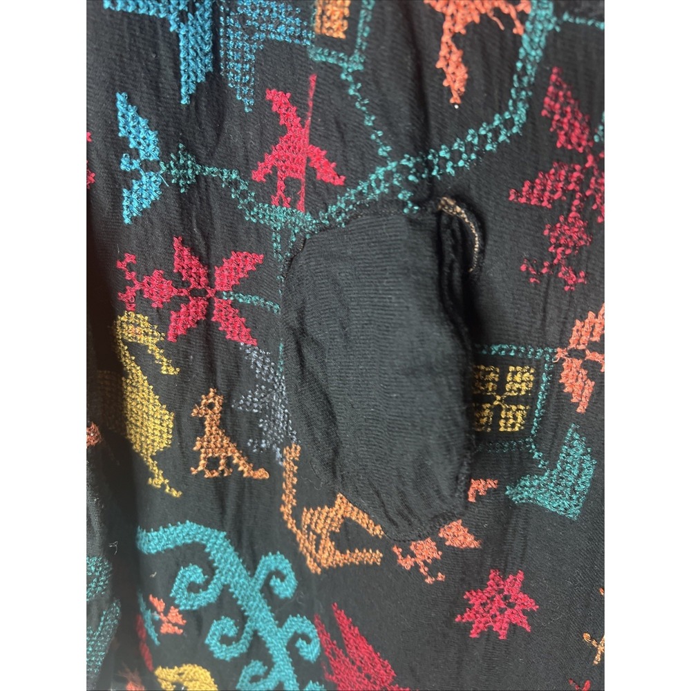 Johnny Was Sweater Kimono Embroidered Floral Cardigan VTG Duster Pockets Sz S - Picture 11 of 16